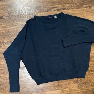 Tahari Navy Blue Women's Sweater